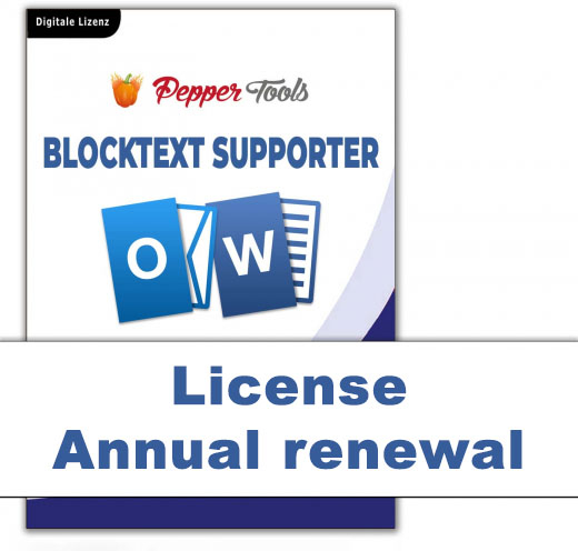 MsOffice Blocktext Supporter for Microsoft Word and Outlook