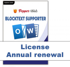 MsOffice Blocktext Supporter for Microsoft Word and Outlook